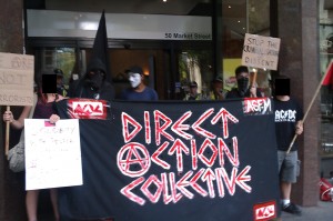 melbourne, australia- aksi solidaritas untuk anarkis mesir